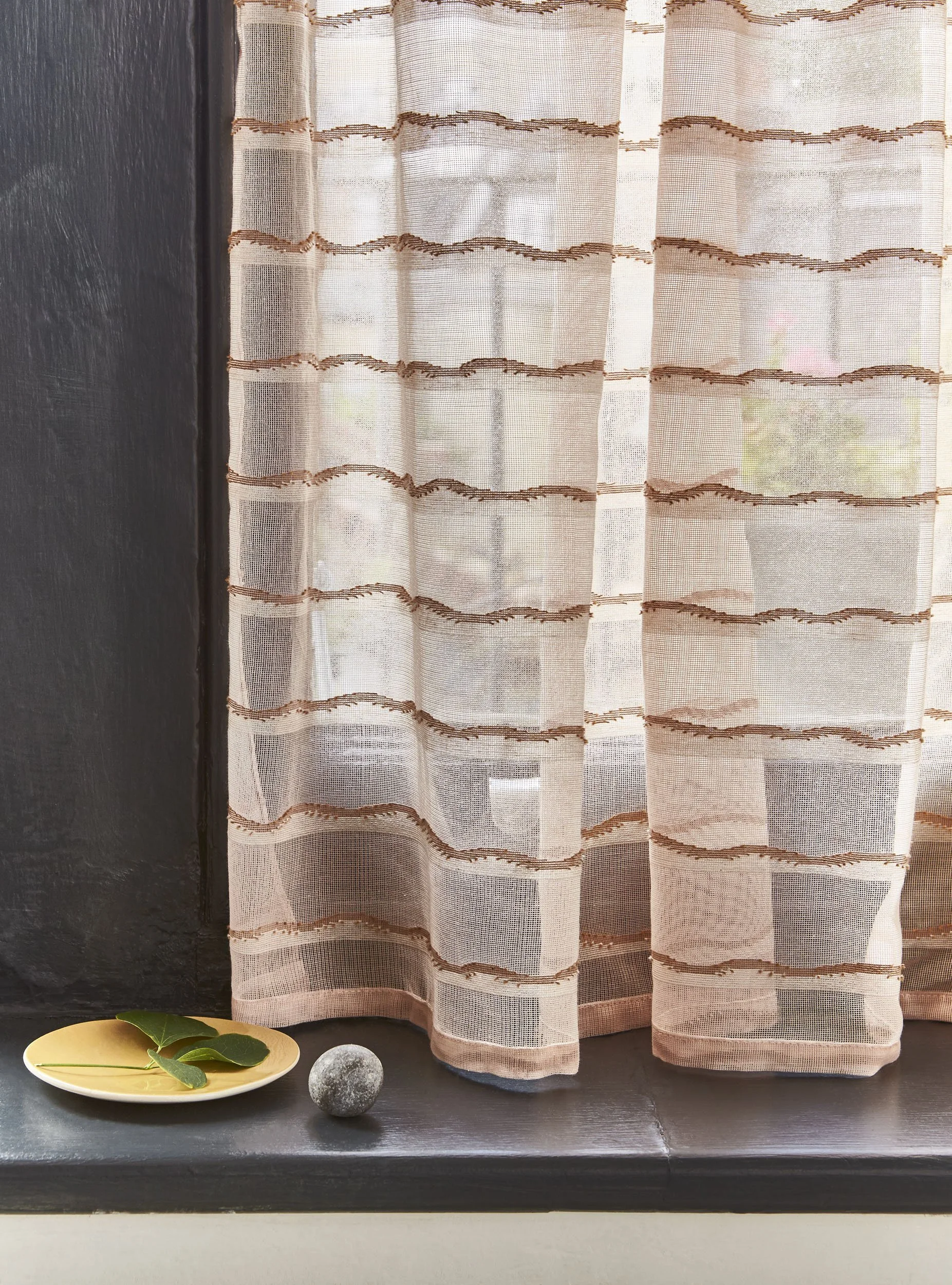Leni Stripe Potter's Pink - Sheer Cotton Madras — Imogen Heath
